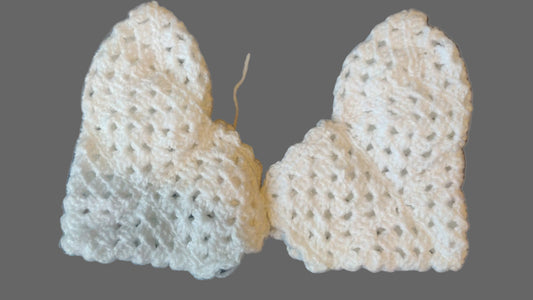 Valkoiset lasten villasukat