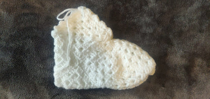 Valkoiset lasten villasukat