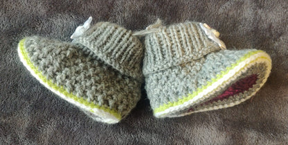 Vauvojen  tossut pupurusetilla