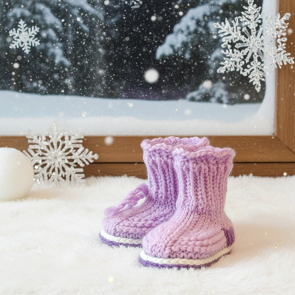 Baby_pink_socks_snow
