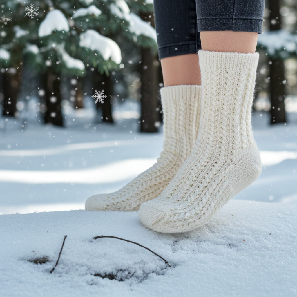 women_white_woolsocks